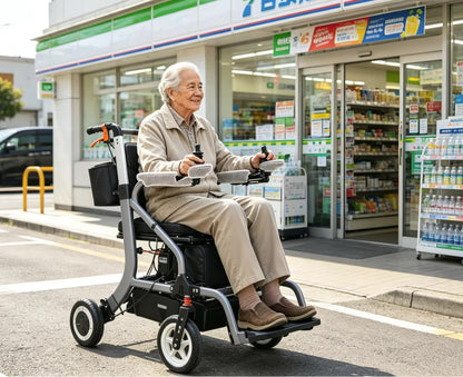 TEETHOO 3 in 1 Electric Walker Wheelchair Combo Rollator Walker with Seat