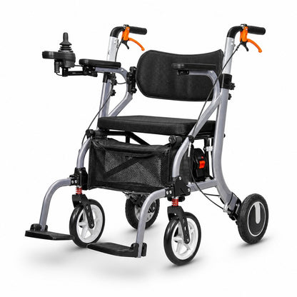 TEETHOO 3 in 1 Electric Walker Wheelchair Combo Rollator Walker with Seat